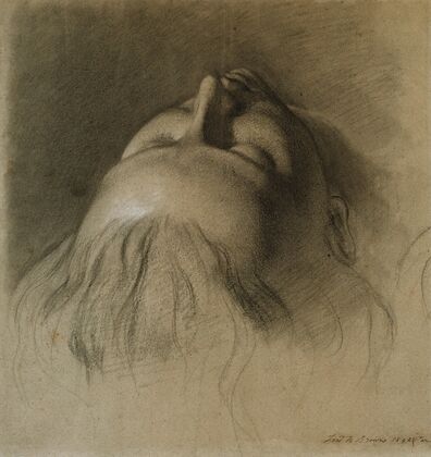 Parisina’s Sleep – Study for Head of Parisina