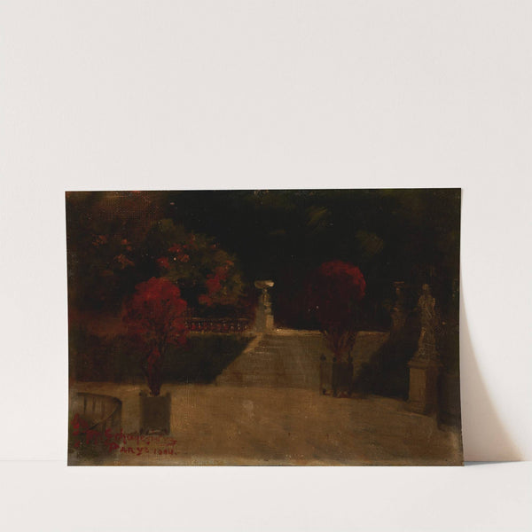 Park at Night by Maria Schayerówna