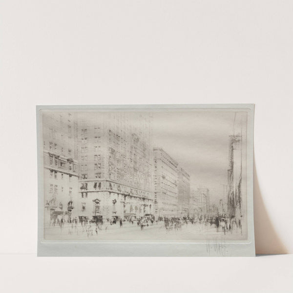 Park Avenue, New York by William Walcot