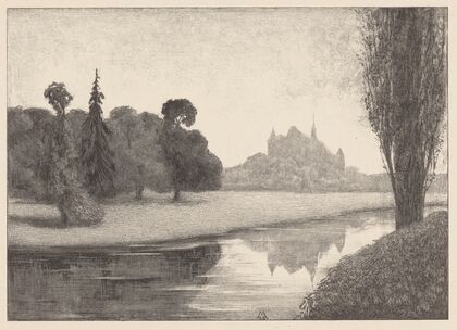 Park bij kasteel (1905)