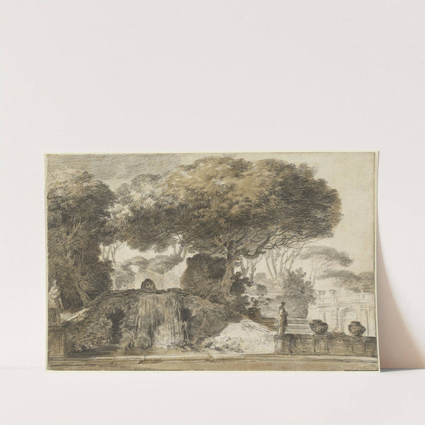 Park of an Italian Villa (1774-1775) by François-André Vincent