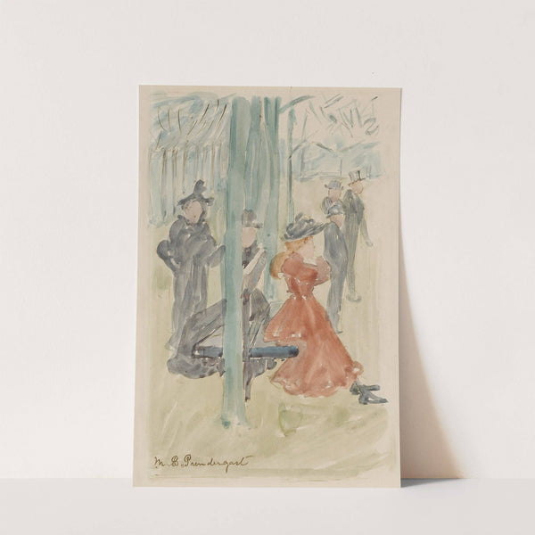 Park Scene by Maurice Prendergast