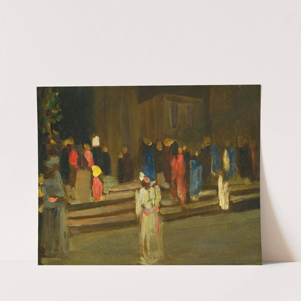 Park Von St. Cloud -Eingang (Park Of St. Cloud -Entrance) by Wassily Kandinsky