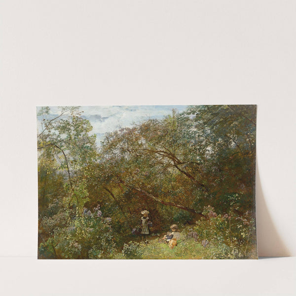 Parklandschaft in Plankenberg by Emil Jakob Schindler