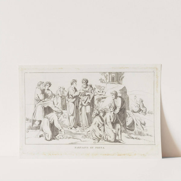 Parnasus et Poeta (1825) by Giulio Romano