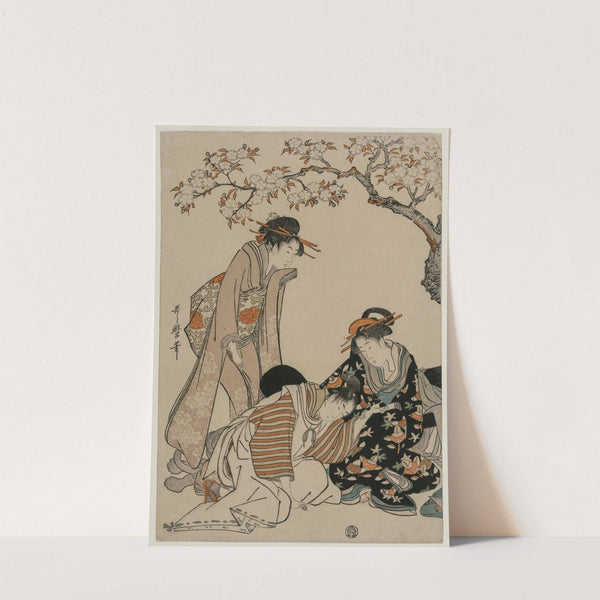 Parody of an Imperial Carriage Scene (c. 1798) by Kitagawa Utamaro