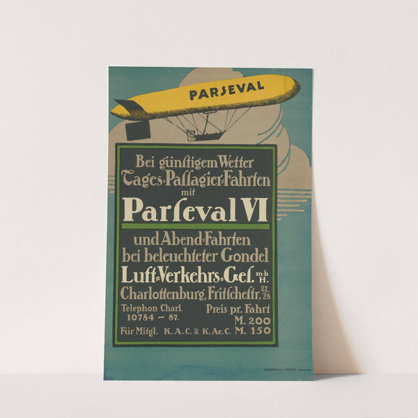 Parseval VI Passagier-Fahrten (ca. 1909 - 1913) by Hollerbaum & Schmidt