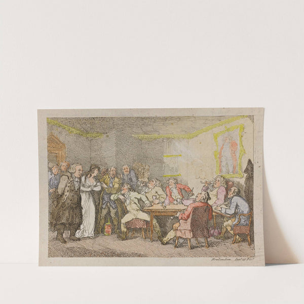 Parson Adams & Fanny examined as culprits before the country Justice (1792) by Thomas Rowlandson