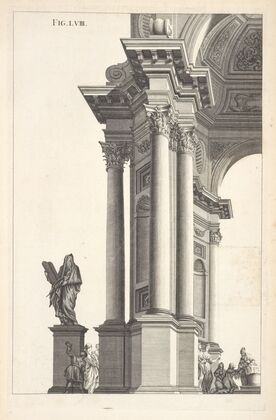 Part of an octangular work of the Corinthian order.