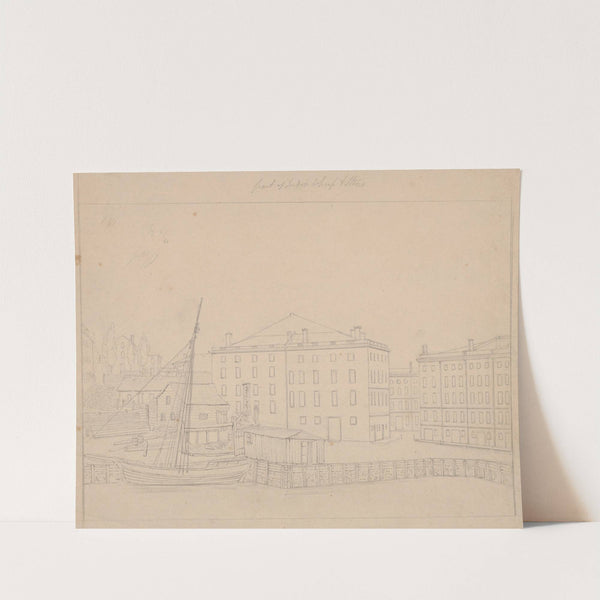 Part of India Wharf & stores by John Rubens Smith