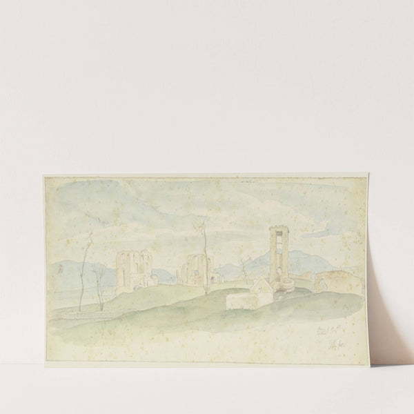 Part of the Campagna Romana (1847) by Gustav Kaupert