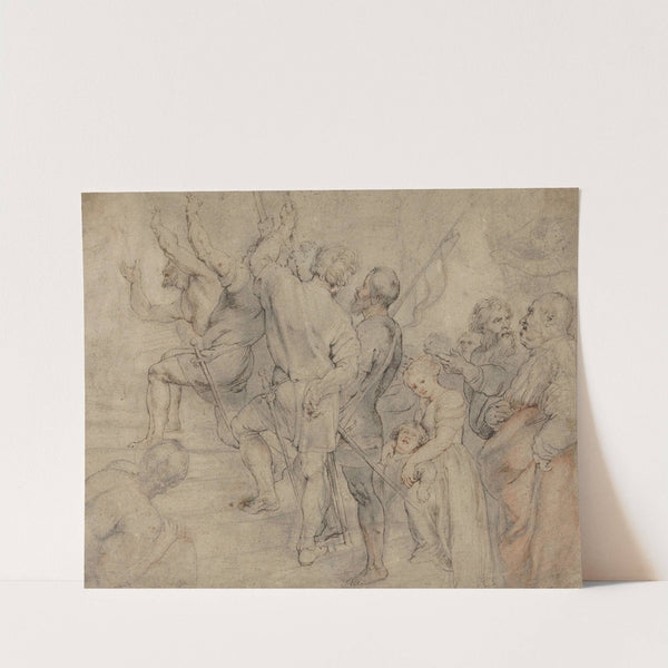 Part of the Crowd at the Ecce Homo by Peter Paul Rubens