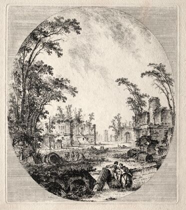 Part of the Old Appian Way (1756) — size preview