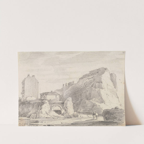 Part of the West Cliff, Hastings, 8 October 1820 by Thomas Hastings