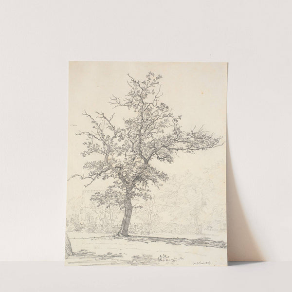 Parti fra en have by Christen Købke