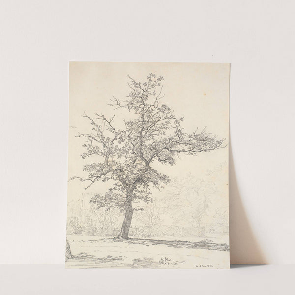 Parti fra en have by Christen Købke