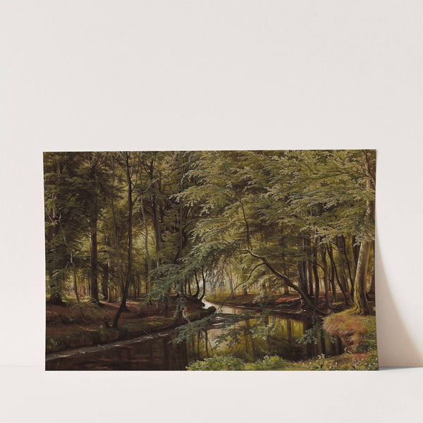 Parti fra Jægersborg Dyrehave. Mildt Dagslys by Carl Frederik Aagaard