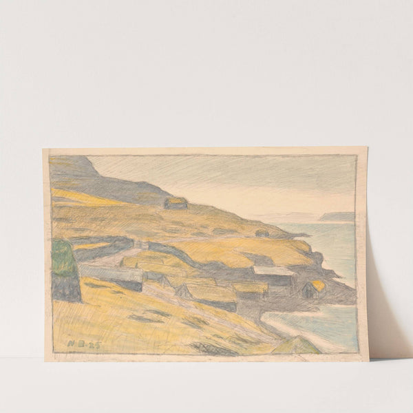 Parti fra Nolsø, Færøerne by Niels Bjerre