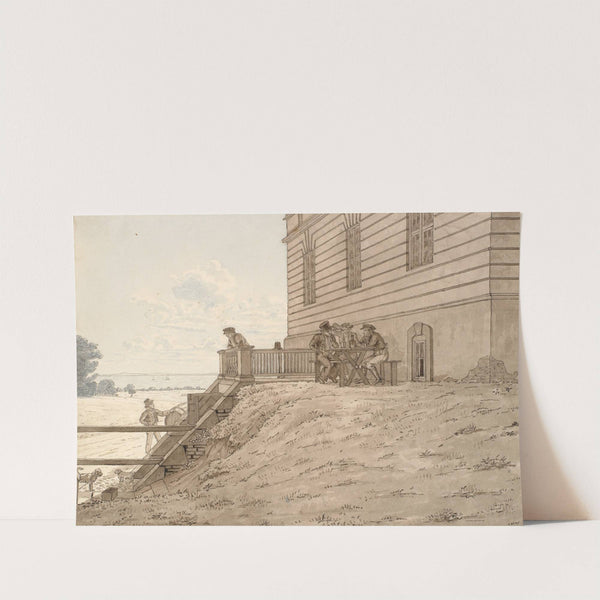 Parti ved Eremitagen, med udsigt til Stranden by Martinus Rørbye