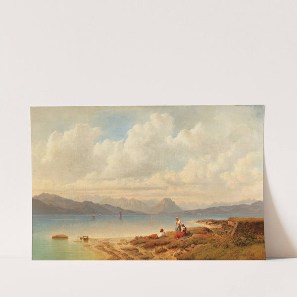Partie am Bodensee (Scene on Lake Constance) by Maximilian Haushofer