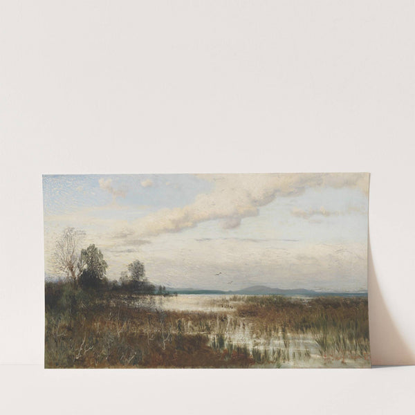 Partie am Chiemsee (1887) by August Schaeffer von Wienwald