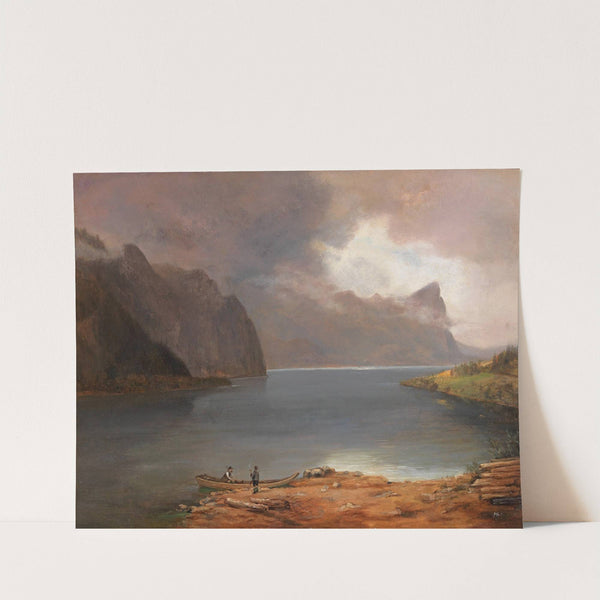 Partie am Mondsee by August Schaeffer von Wienwald