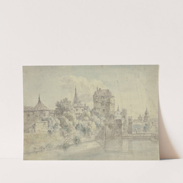 Partie am Schneidwall in Frankfurt am Main by Johann Caspar Zehender