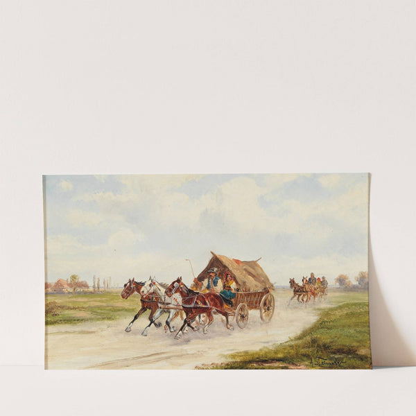 Partie auf der Landstraße by Alfred Steinacker