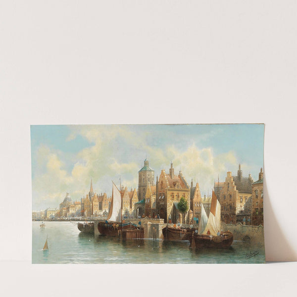 Partie aus Amsterdam by August Von Siegen