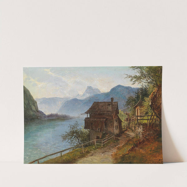 Partie aus dem Salzkammergut by Josef Schwemminger