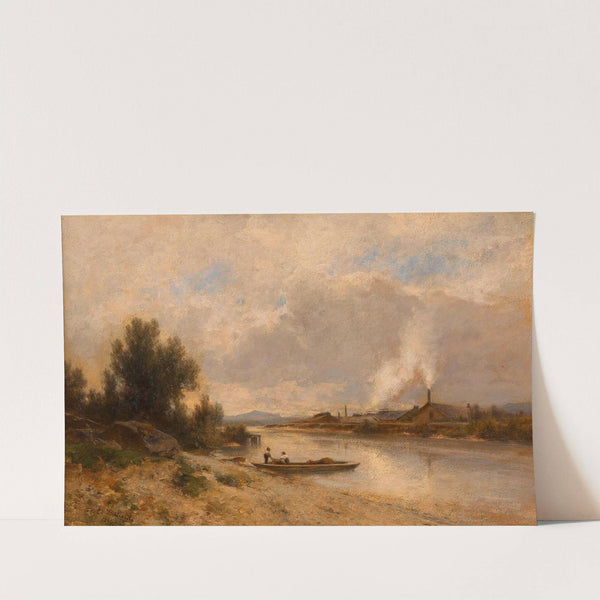 Partie bei Hallein an der Salzach (1897) by Eduard Peithner von Lichtenfels