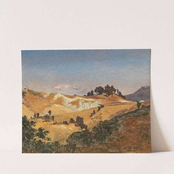 Partie bei Olevano by Ludwig Hans Fischer