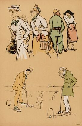 Partie de croquet