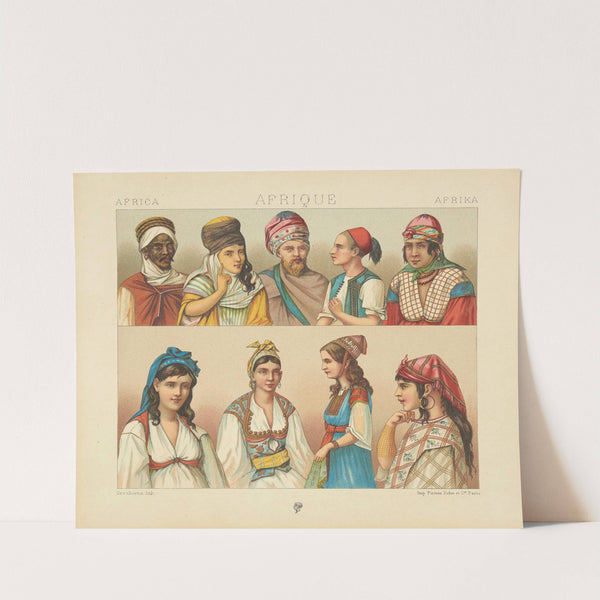 Partie septentrionale – L’Algéri (1876-1888) by Auguste Racinet