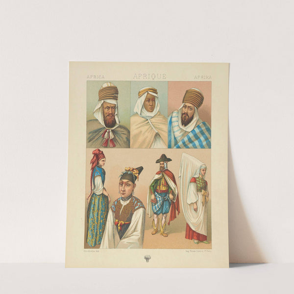 Partie septentrionale;L’Algérie (1876-1888) by Auguste Racinet