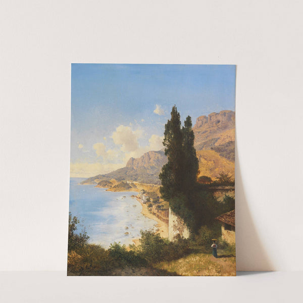 Partie von Monaco bei Nizza (1865) by Albert Zimmermann