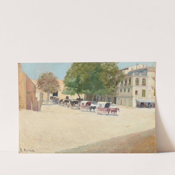 Paseo De Mallorca by Santiago Rusiñol