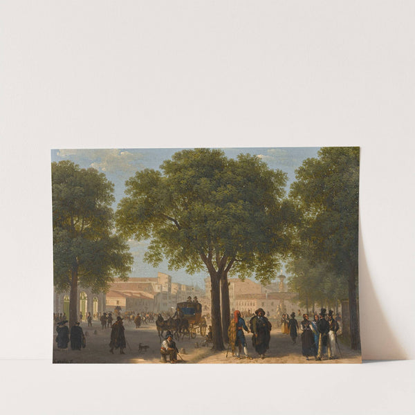 Paseo Del Prado, Madrid by Giuseppe Canella