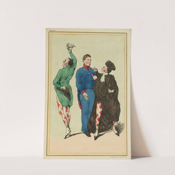 Pasquinade. Sauveur et savant (1830) by Félix Fortuné Delarue