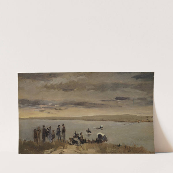 Passage at the Platte River (1866) by Frank Buchser