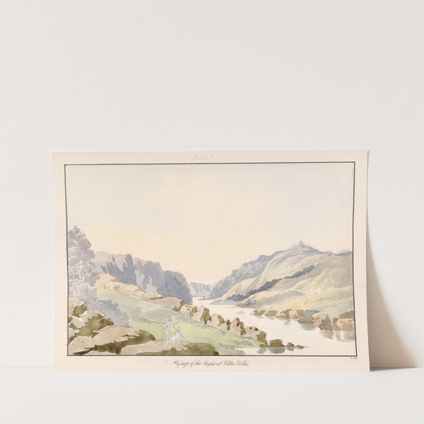 Passage of the Tagus at Villa Velha by Charles Hamilton Smith