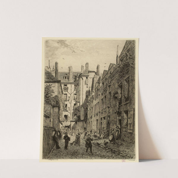 Passage St-Pierre (1866) by Alfred Alexandre Delauney
