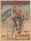 Passe – Montagne, bicyclettes et tricycles. Propriété de V. André. Paris, Boulevard Sébastopol, 48 (1900)