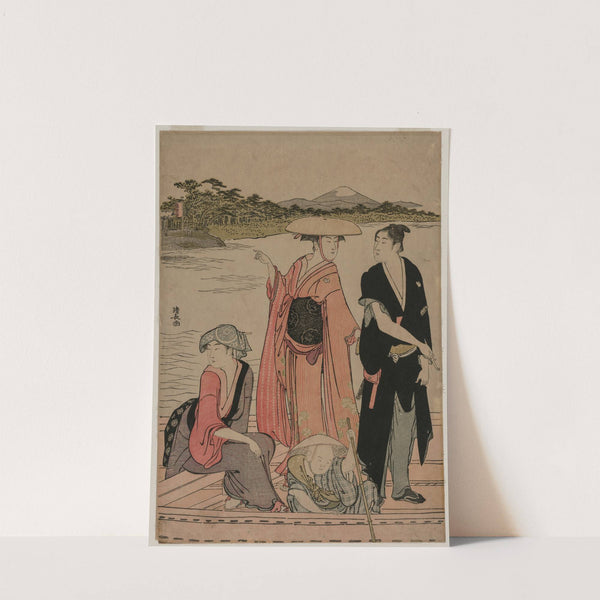 Passengers in a Ferry Boat on the Sumida River by Torii Kiyonaga