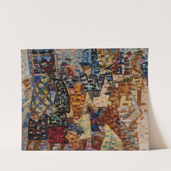 Passersby on the street (1836) by Stanisław Osostowicz