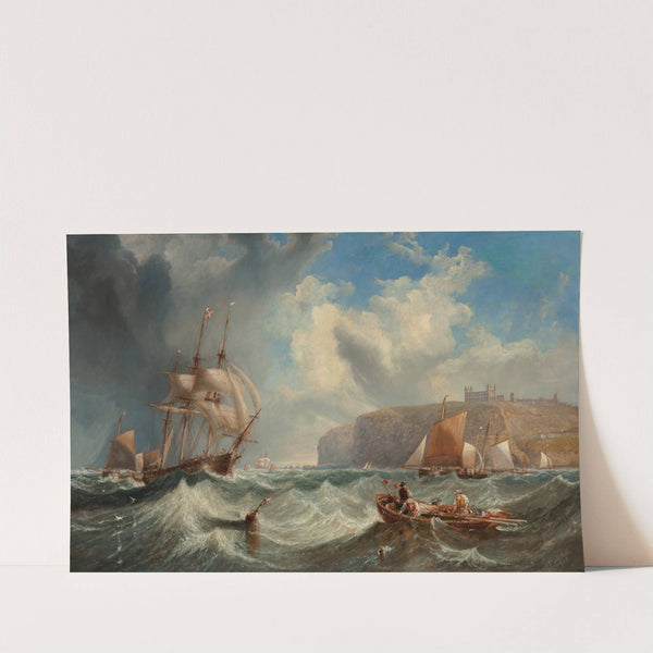 Passing the harbour buoy, Whitby by James Wilson Carmichael