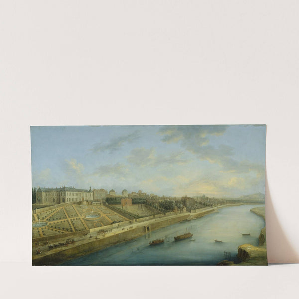 Passy et Chaillot vus de Grenelle (1743) by Charles-Léopold Grevenbroeck