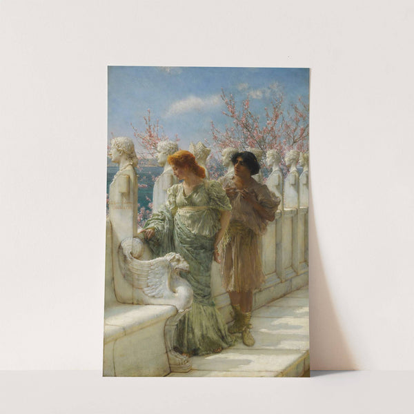Past And Present Generations by Lawrence Alma-Tadema