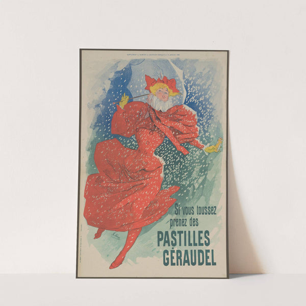 Pastilles Géraudel (Frau mit Regenschirm) (1896) by Jules Chéret