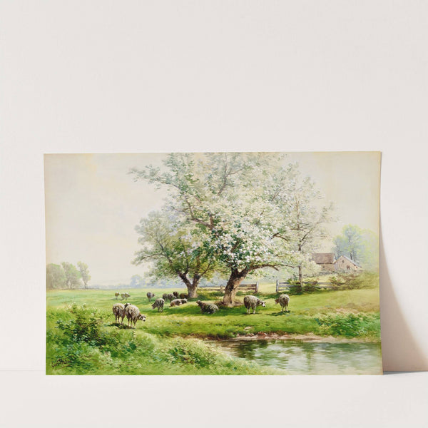 Pastoral Landscape by Carl Weber